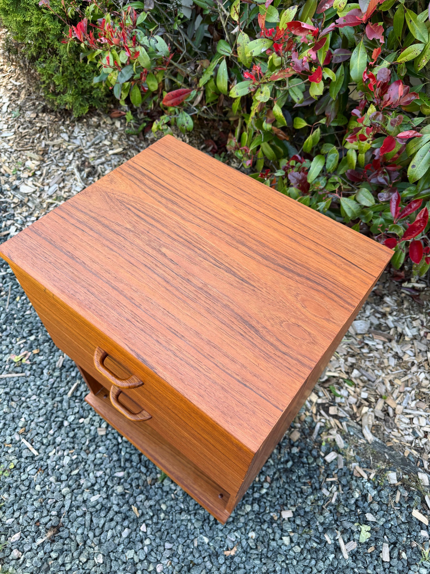 Vintage Teak Bedside Table