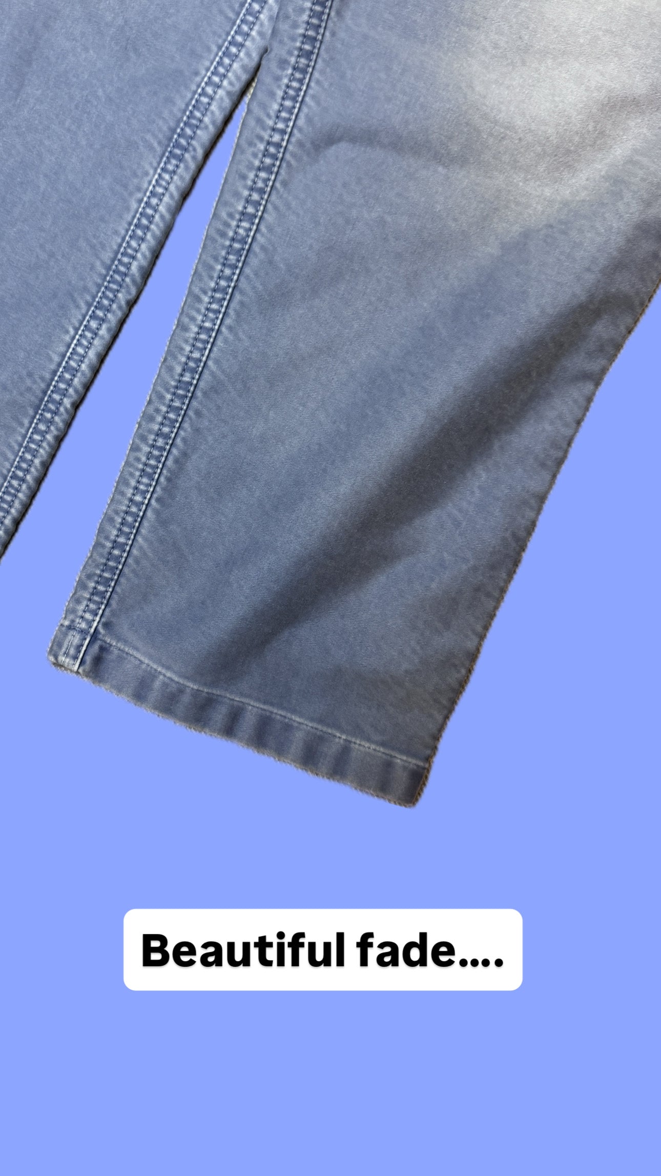 Vintage French Moleskin Work Trousers