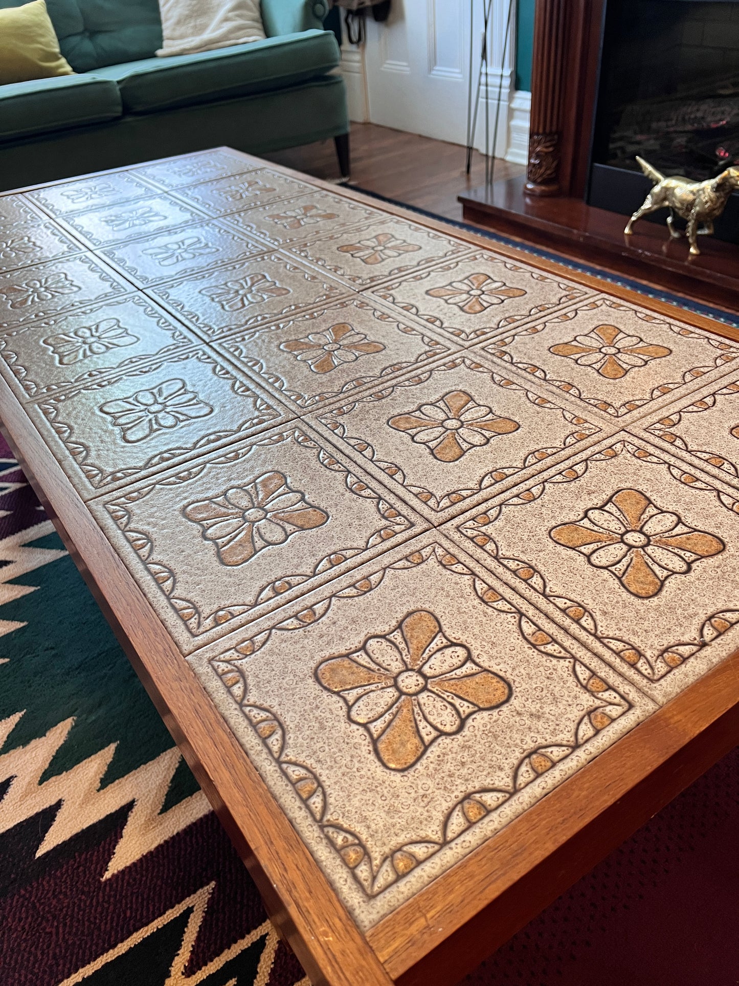 The Tiled Teak Coffee Table