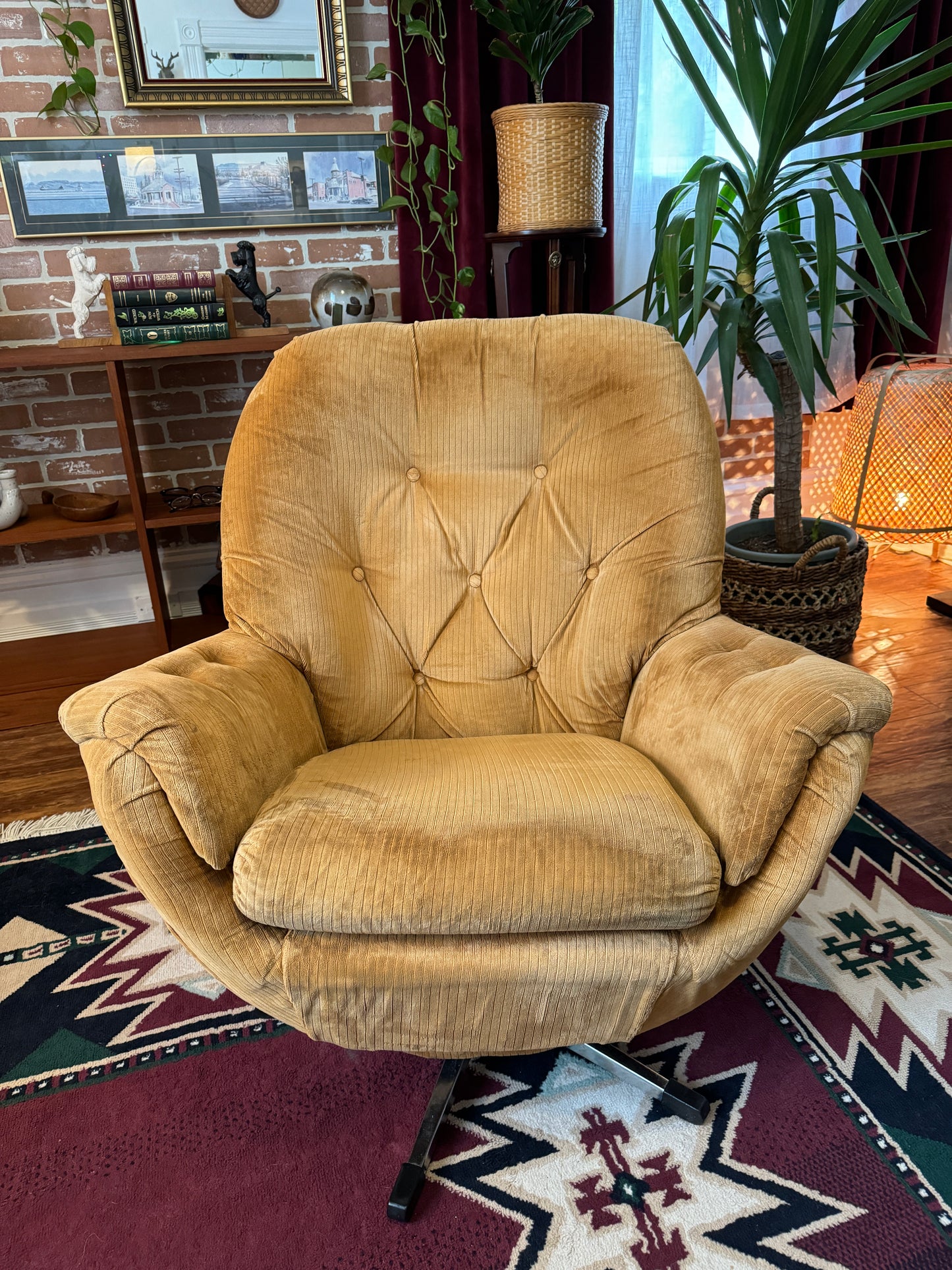 The Caramel Egg Chair