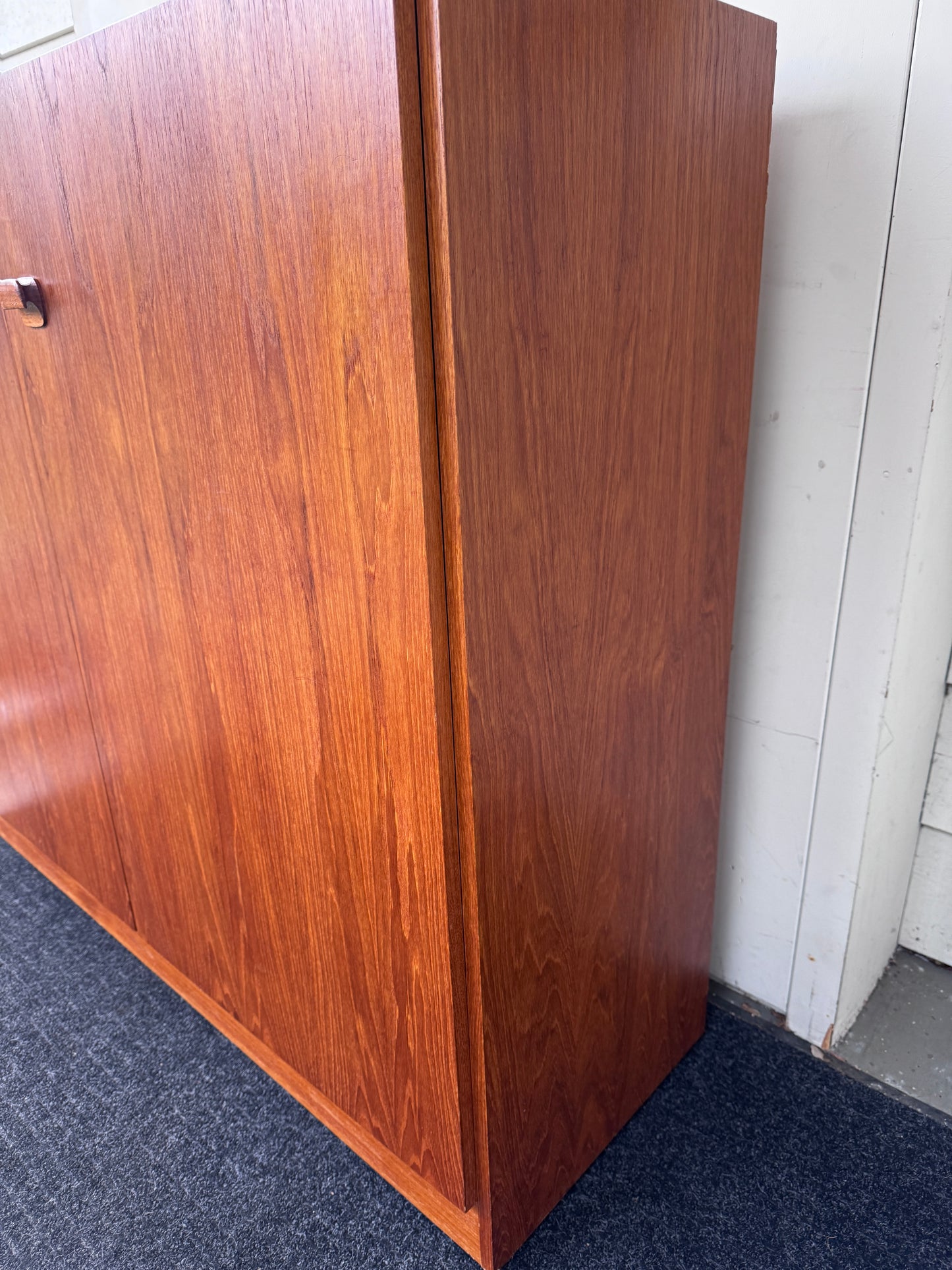 Vintage Teak Cabinet Armoire