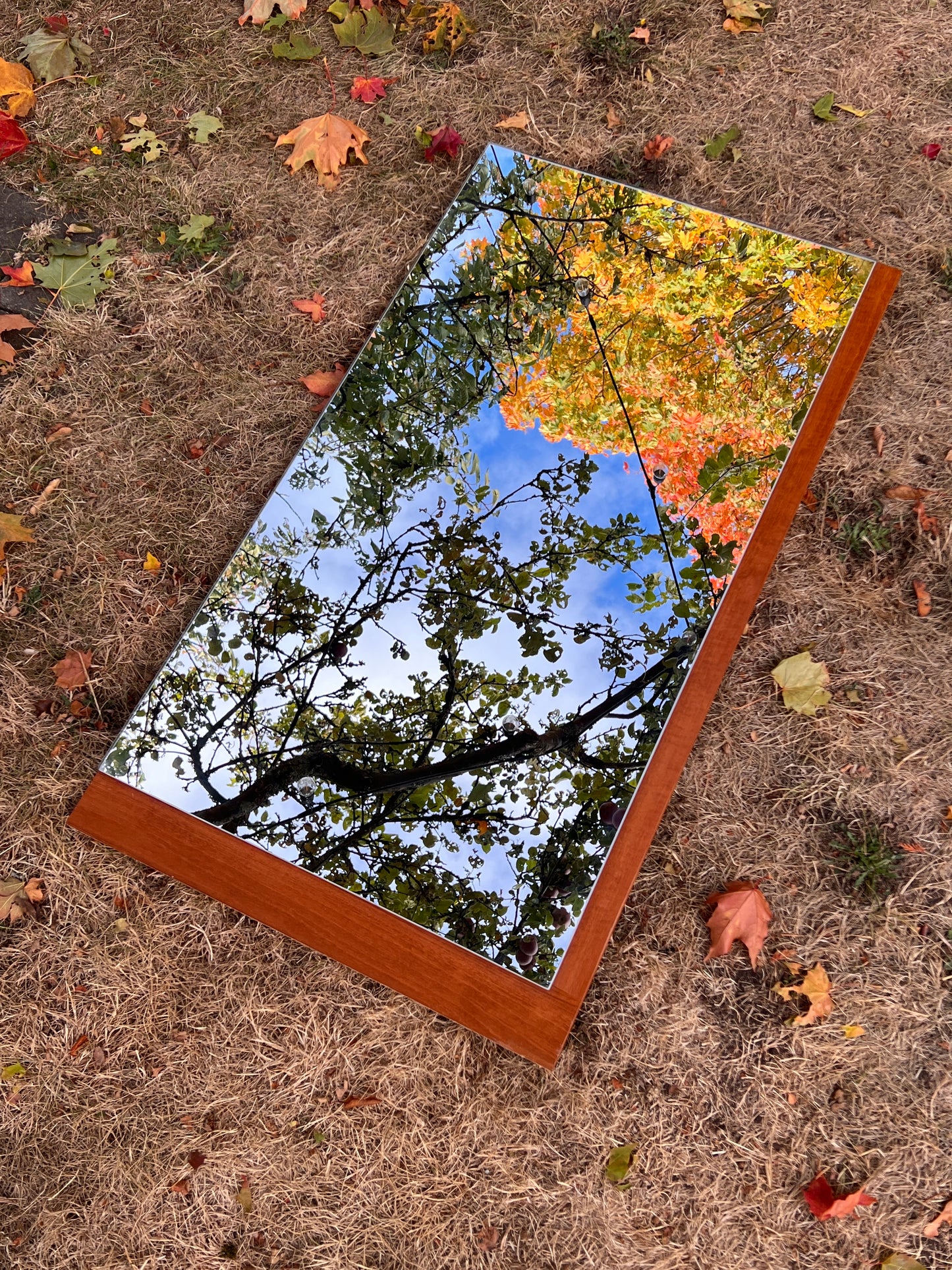 The Anna Teak Mirror