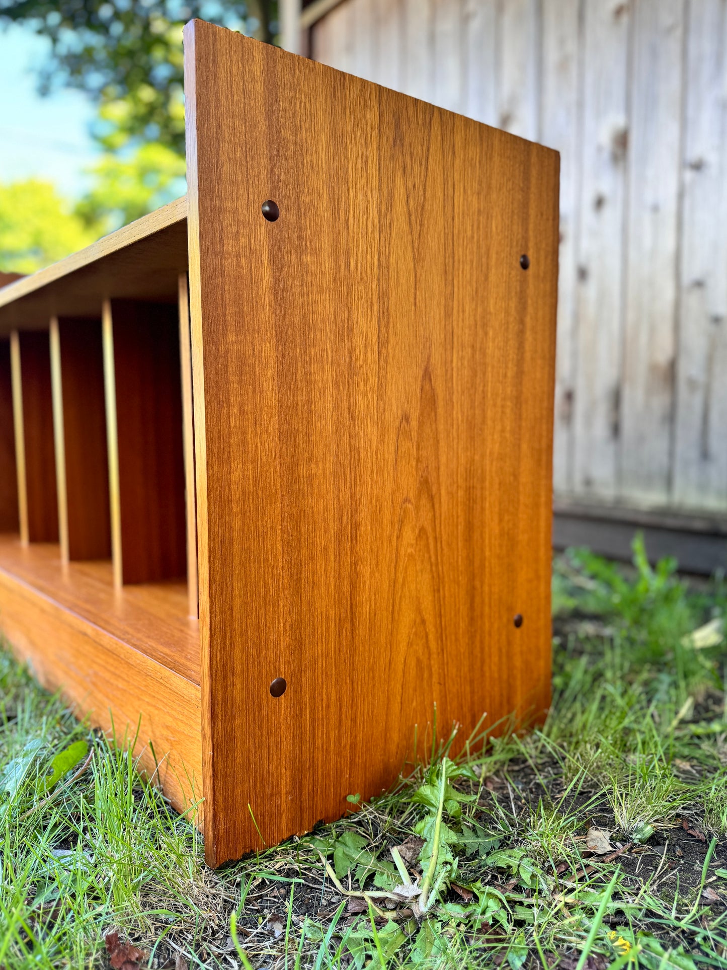 The Kerna Teak Record Cabinet