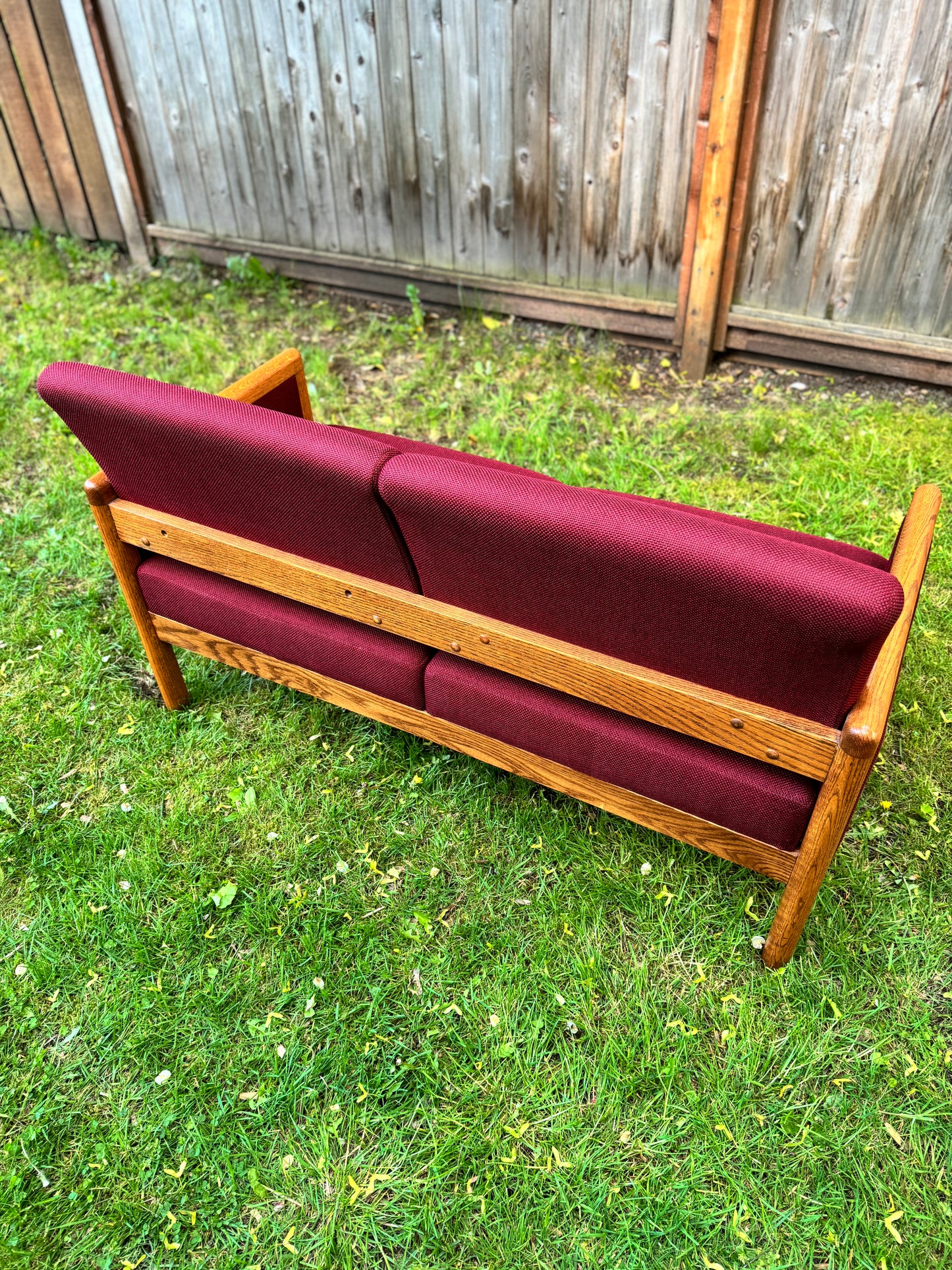 The Maroon MCM Loveseat