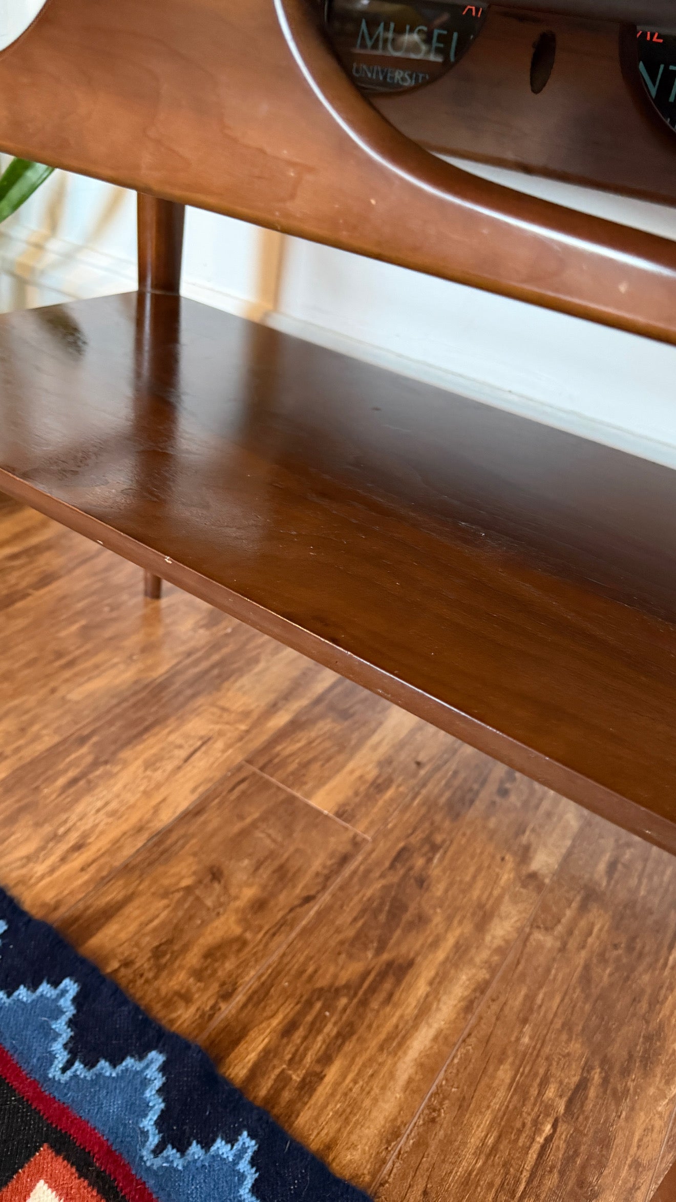 Vintage Walnut Wood Side/Coffee Table