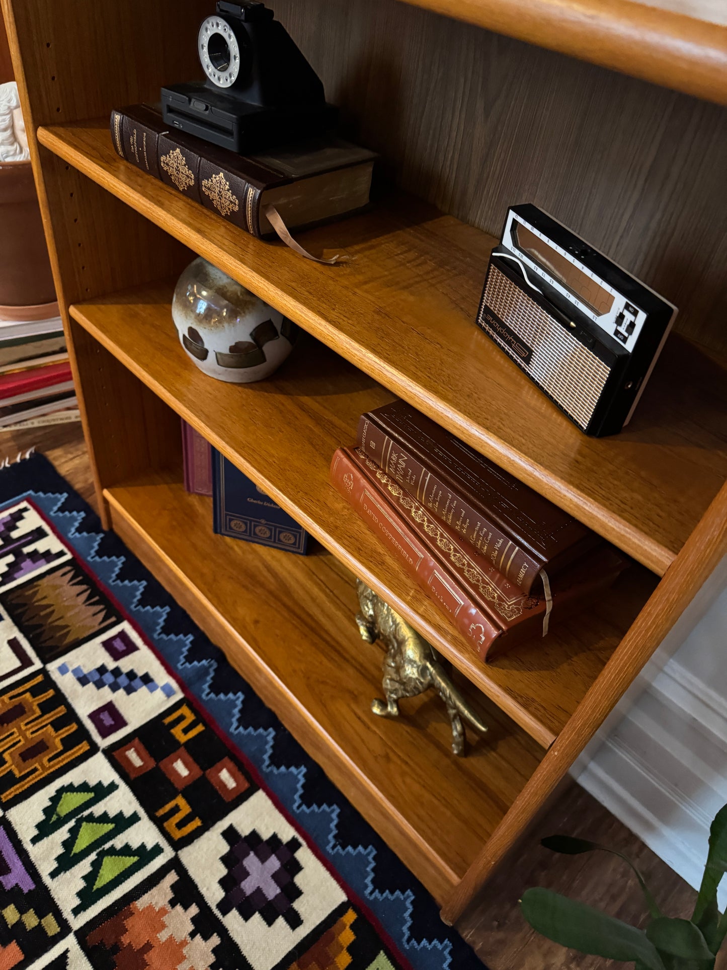 Vintage Teak Bookshelf