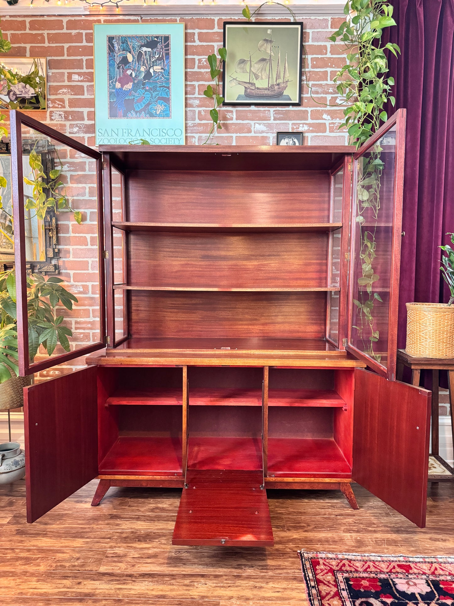 The Mahogany China Cabinet