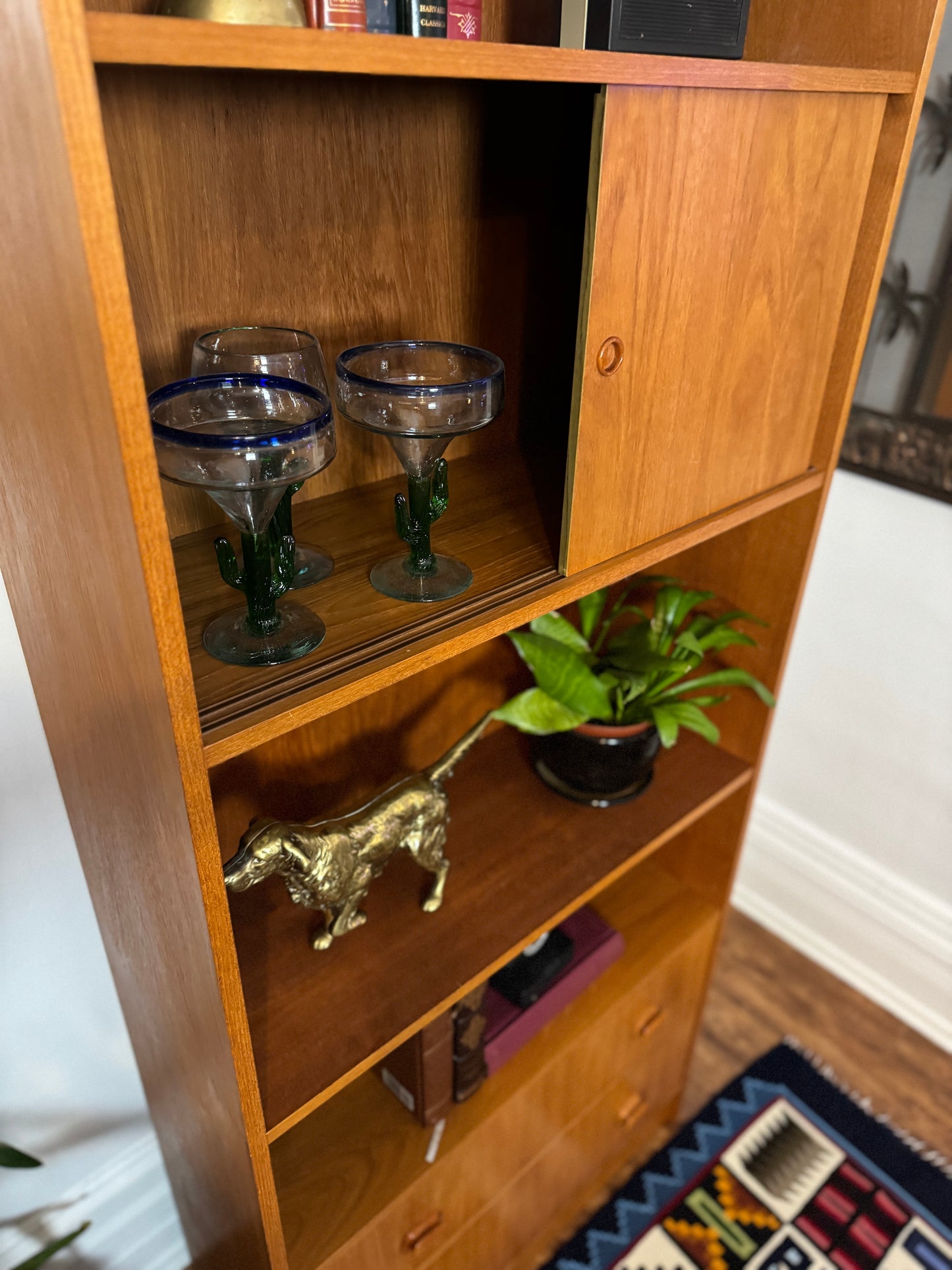 Vintage Danish Teak Bookshelf