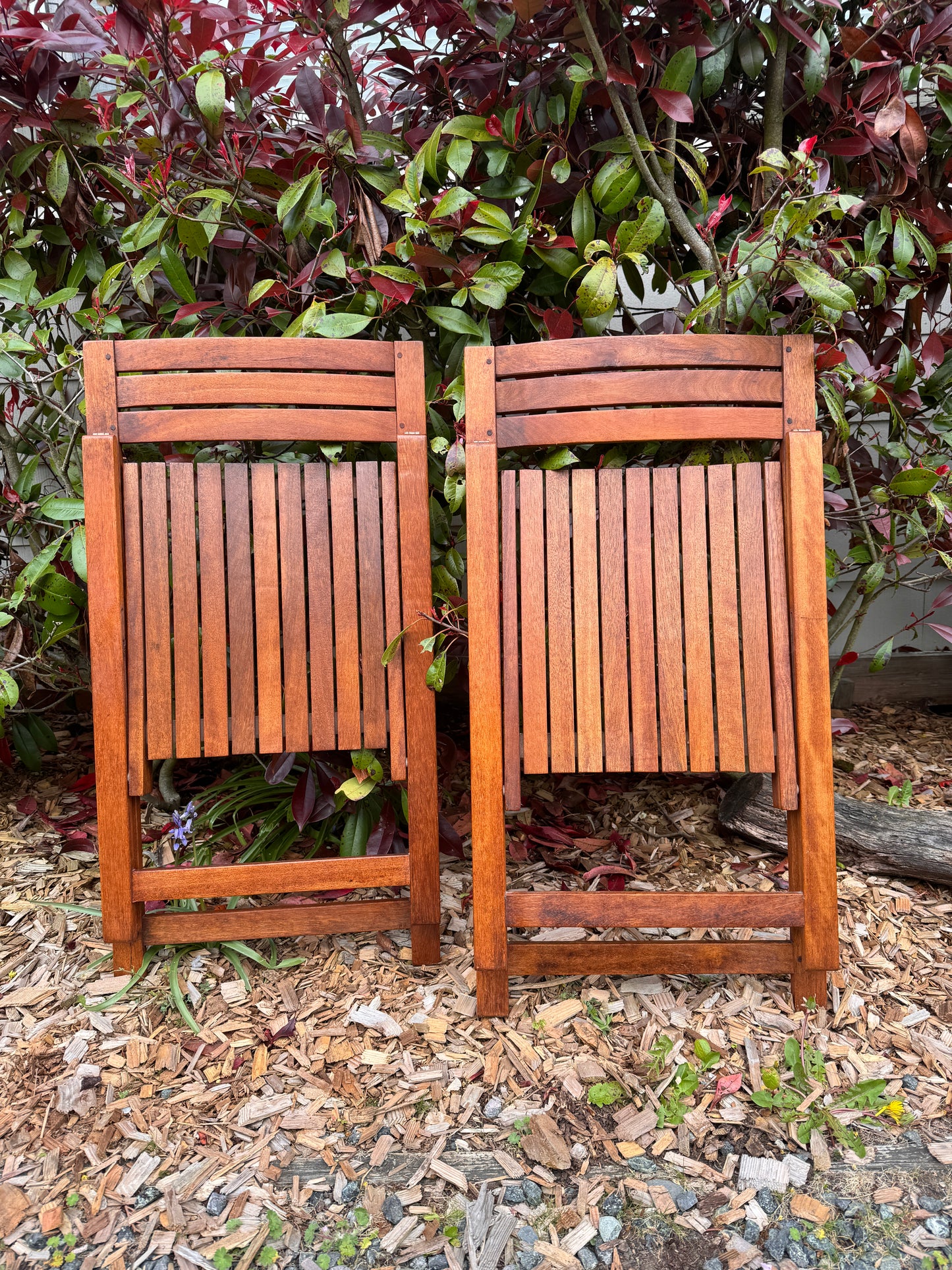 The Take A Break Teak Chairs