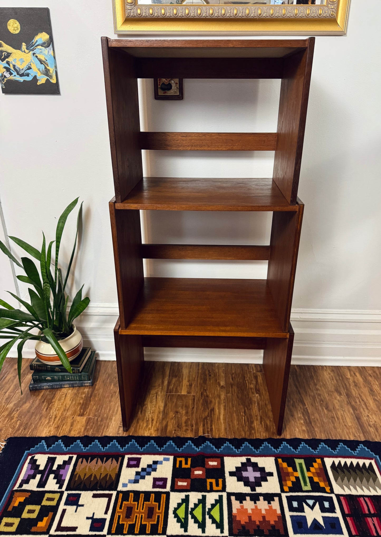 Vintage Modular Teak Stackable Tables