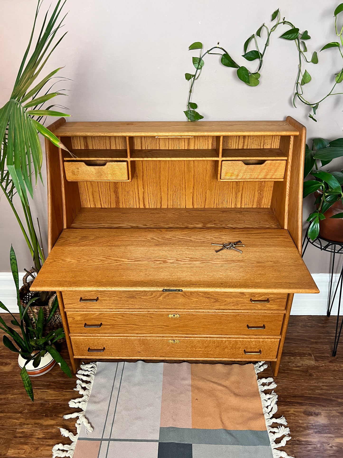 The Calico Secretary Desk
