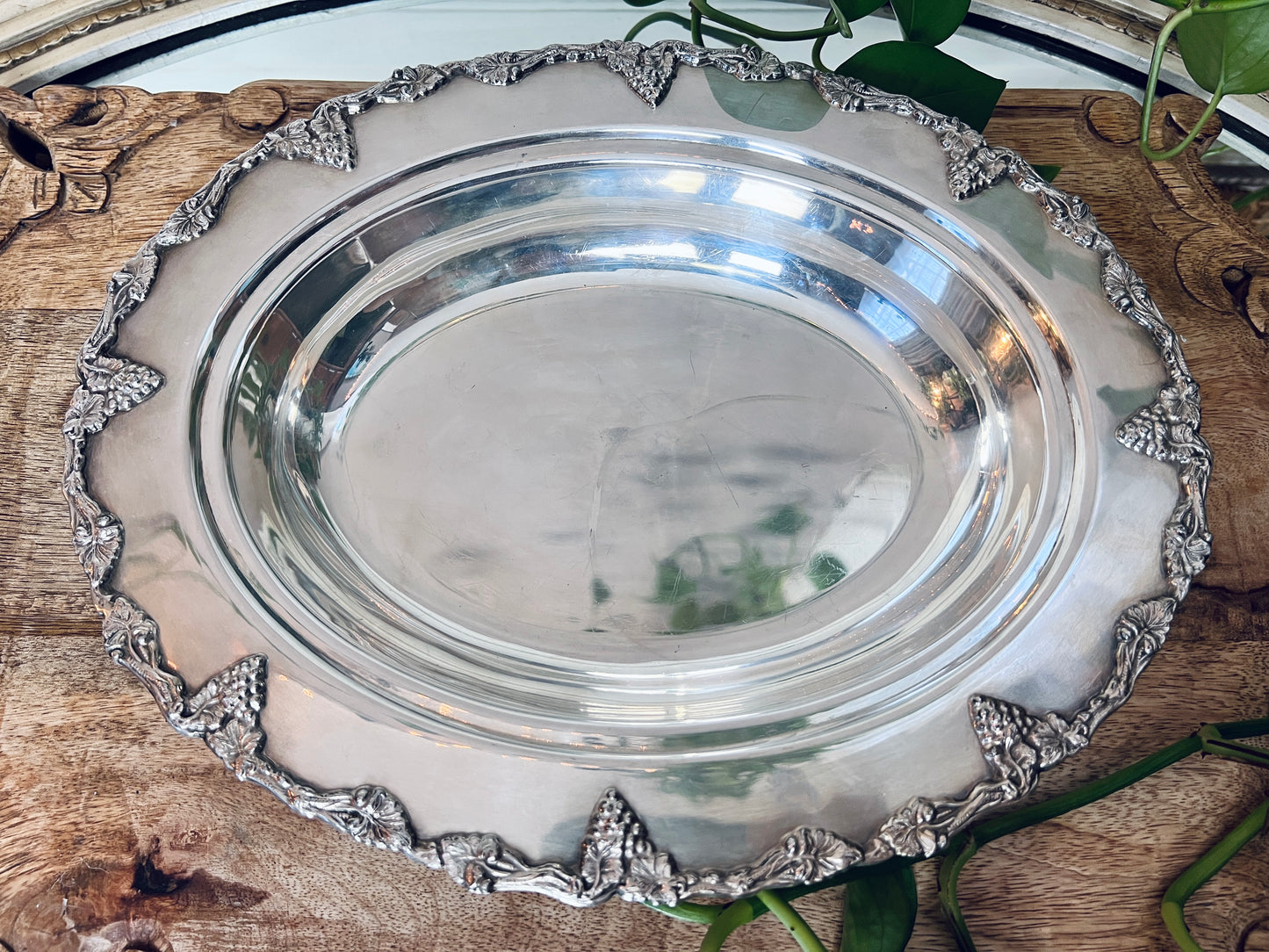 Old English Reproduction Serving Tray
