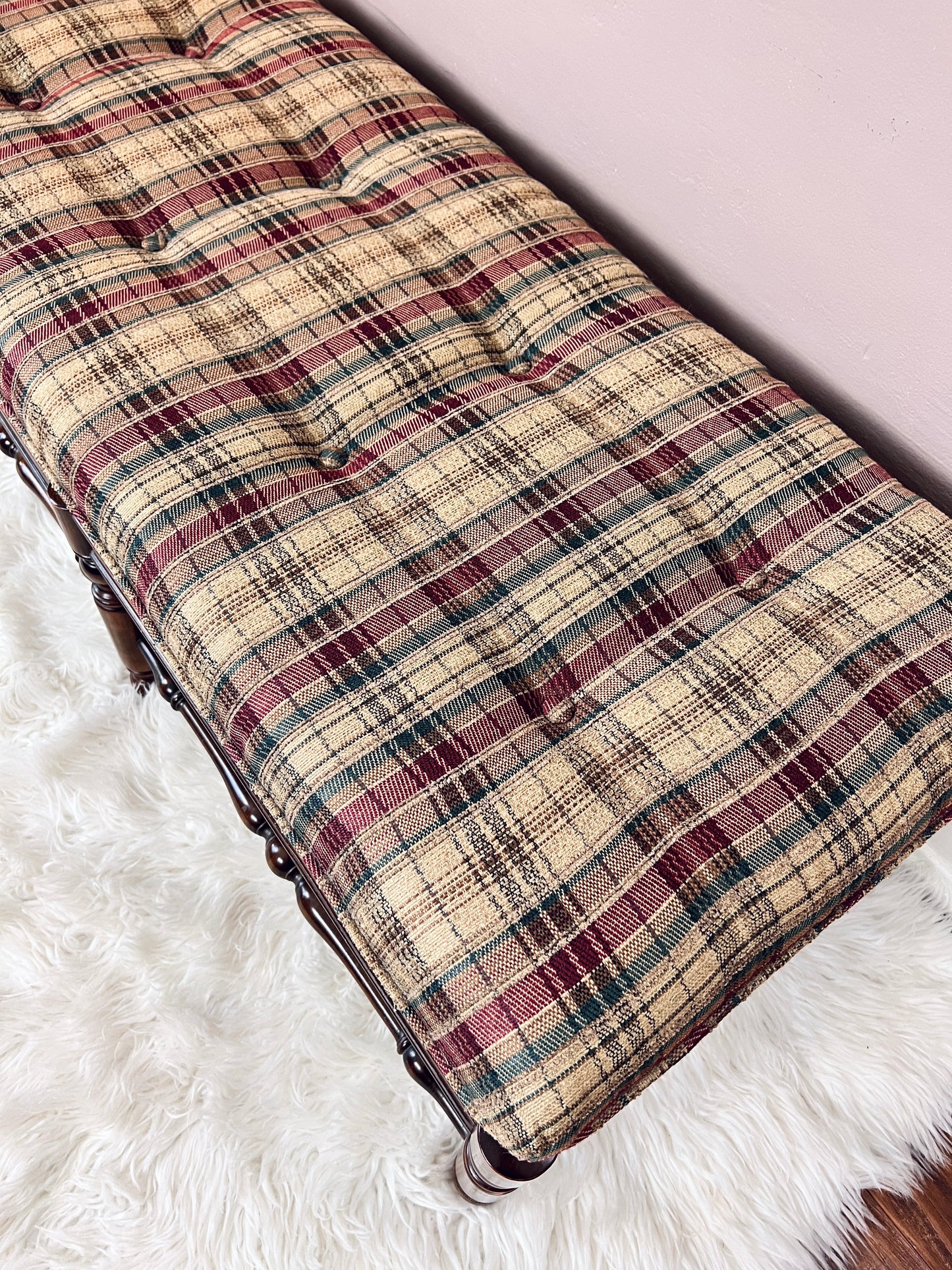 The Terrific Tartan Bench