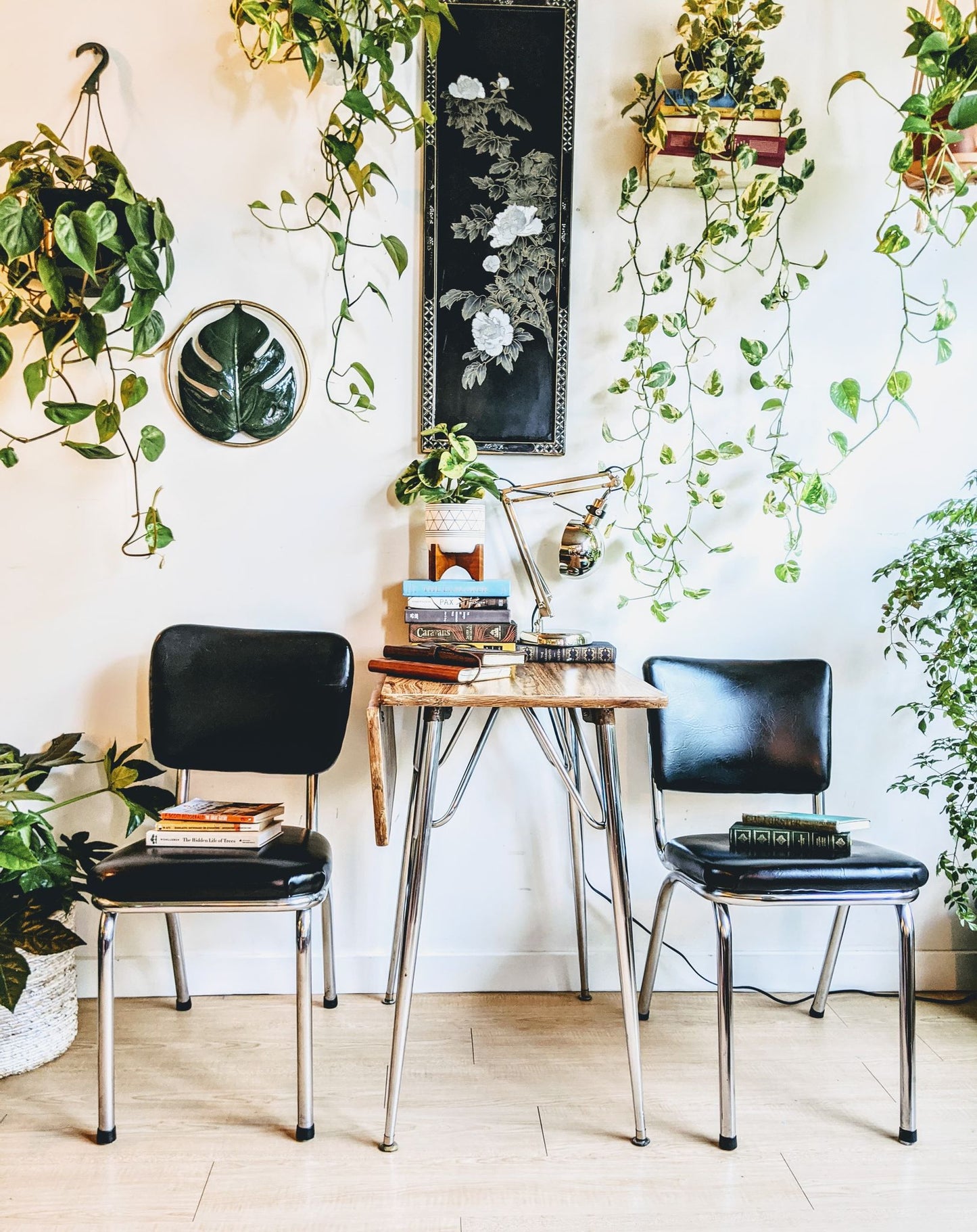 50s barbershop style chairs black leather