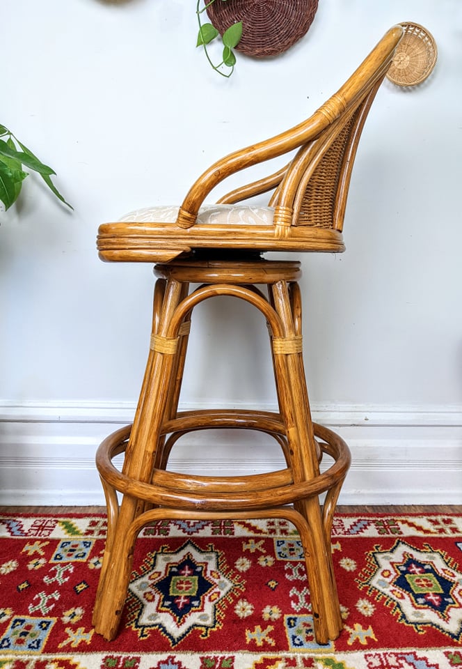 The Mandalay Rattan Stools