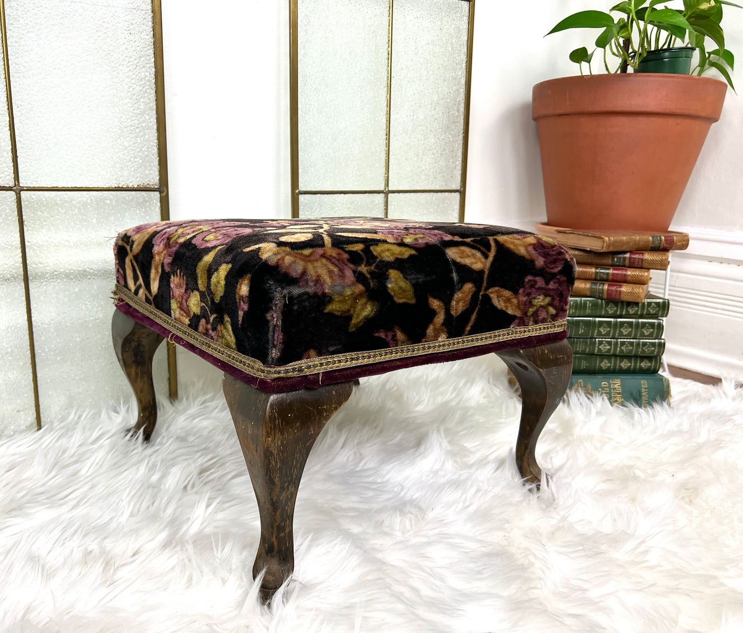 The Dark Garden Footstool