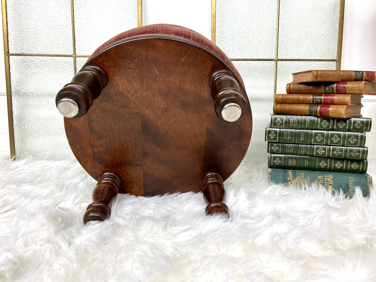 The Brandy Rose Footstool