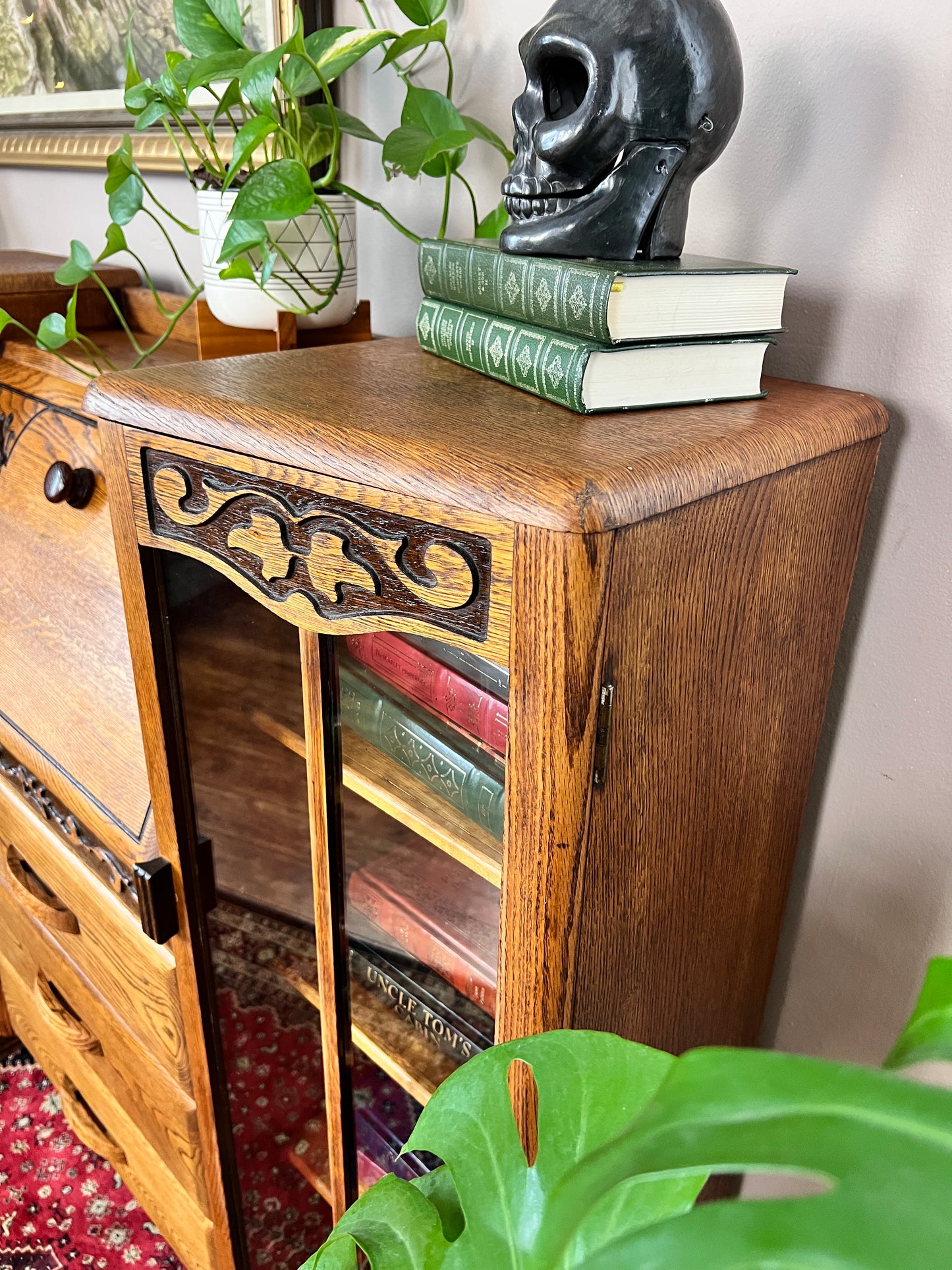 The Tufte Secretary Desk & Cabinet