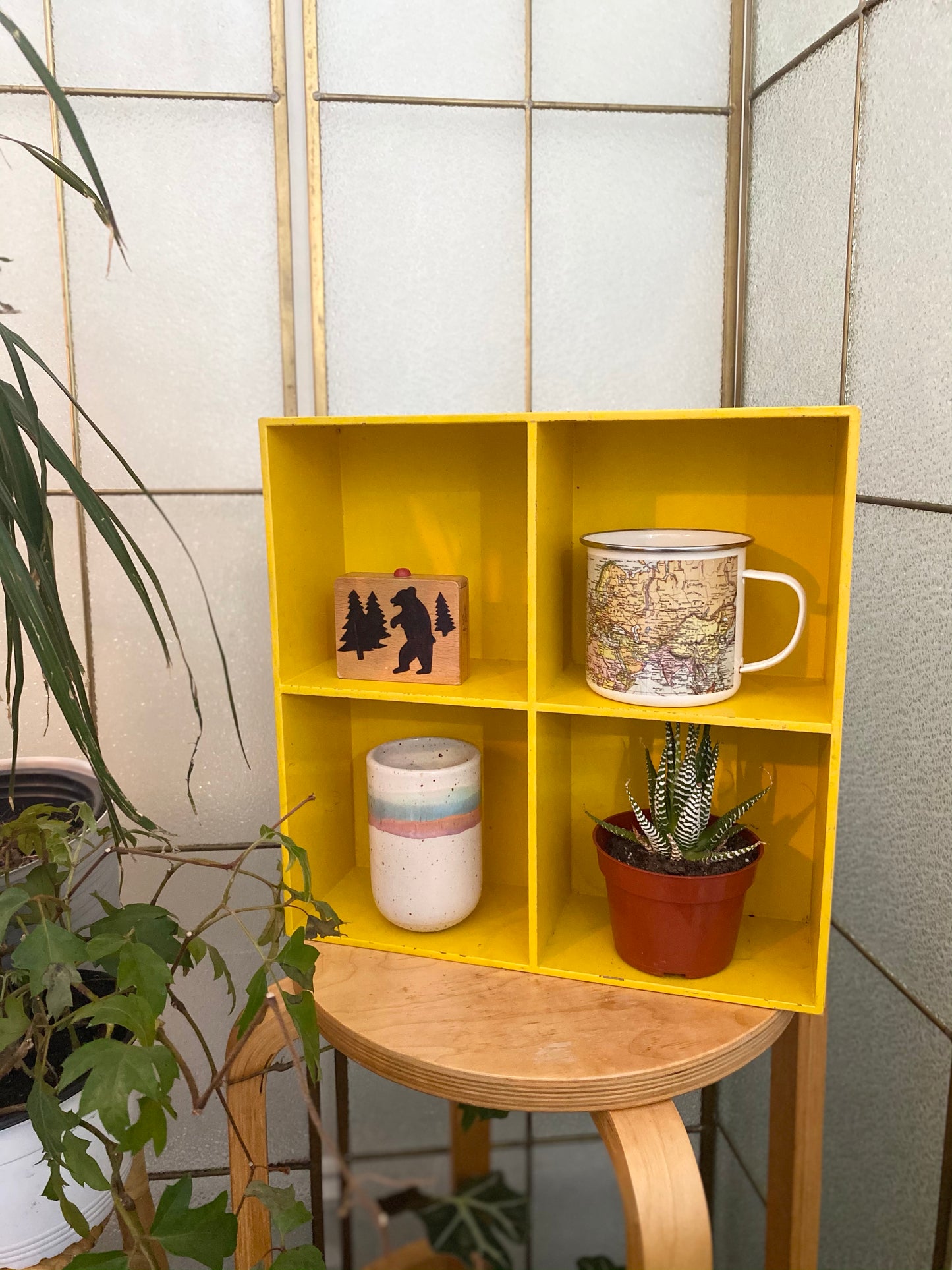 The Hello Yellow Shelf