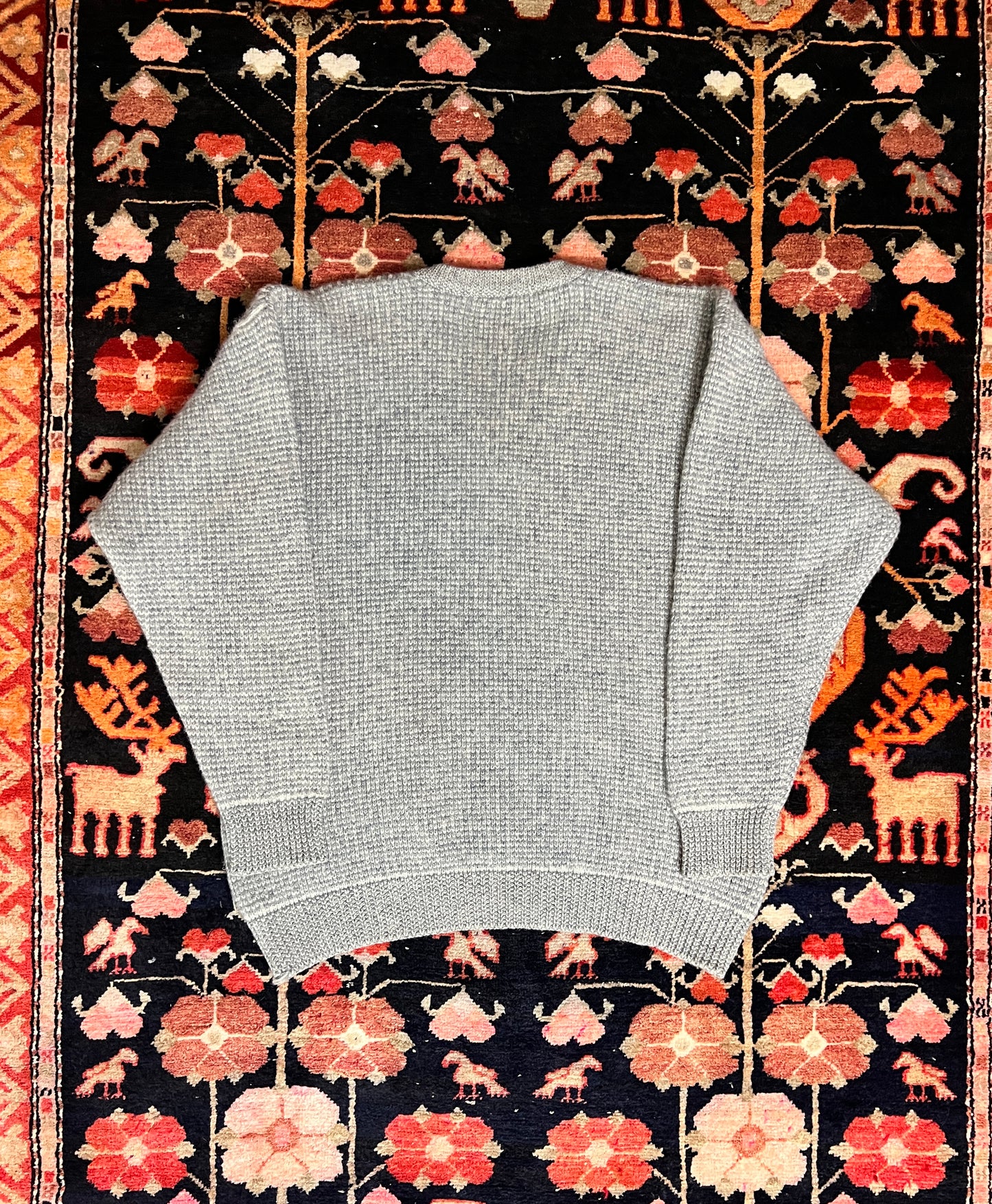 Vintage V Neck Wool Sweater