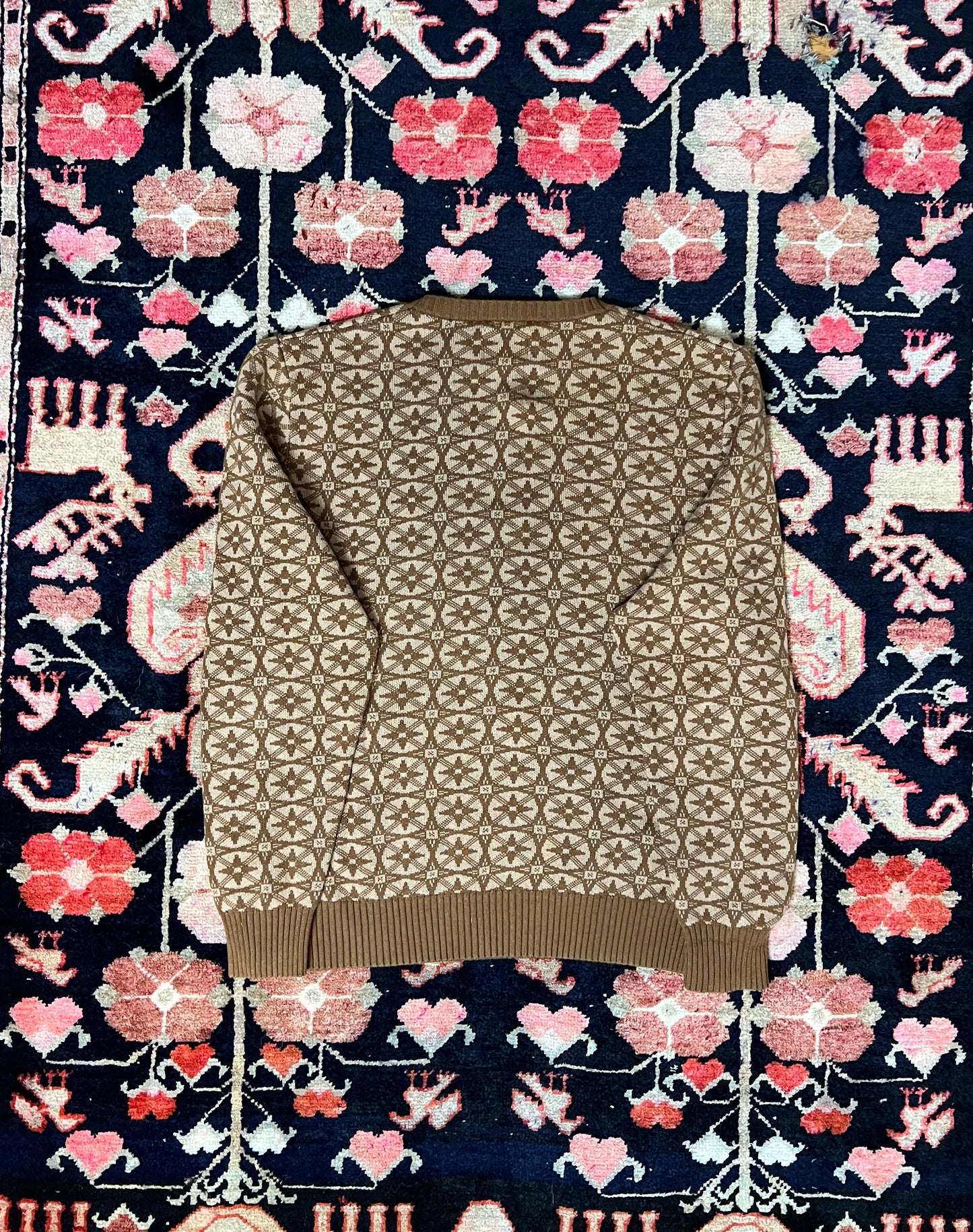 Abstract Brown Sweatshirt