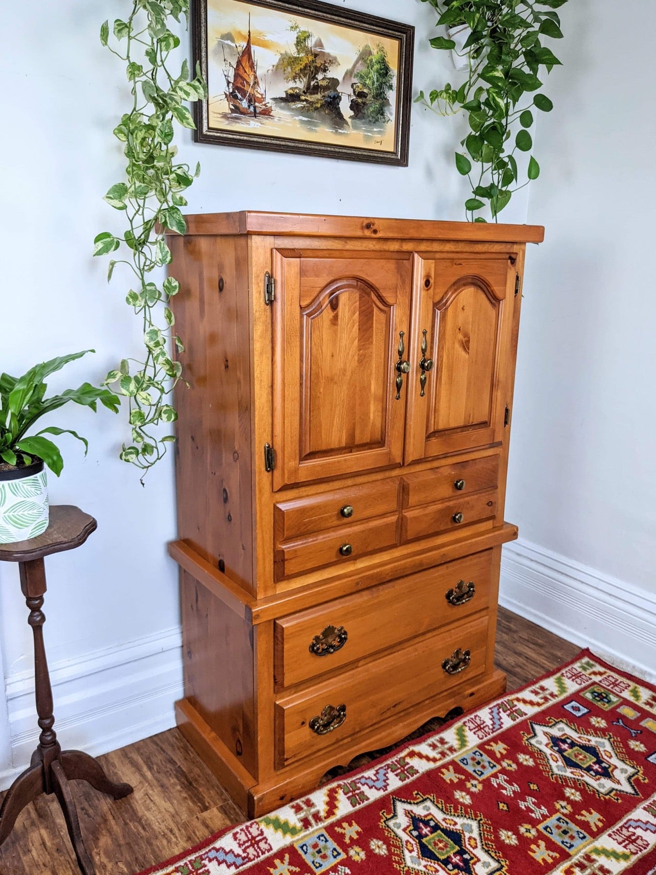 The Reno Pine Armoire