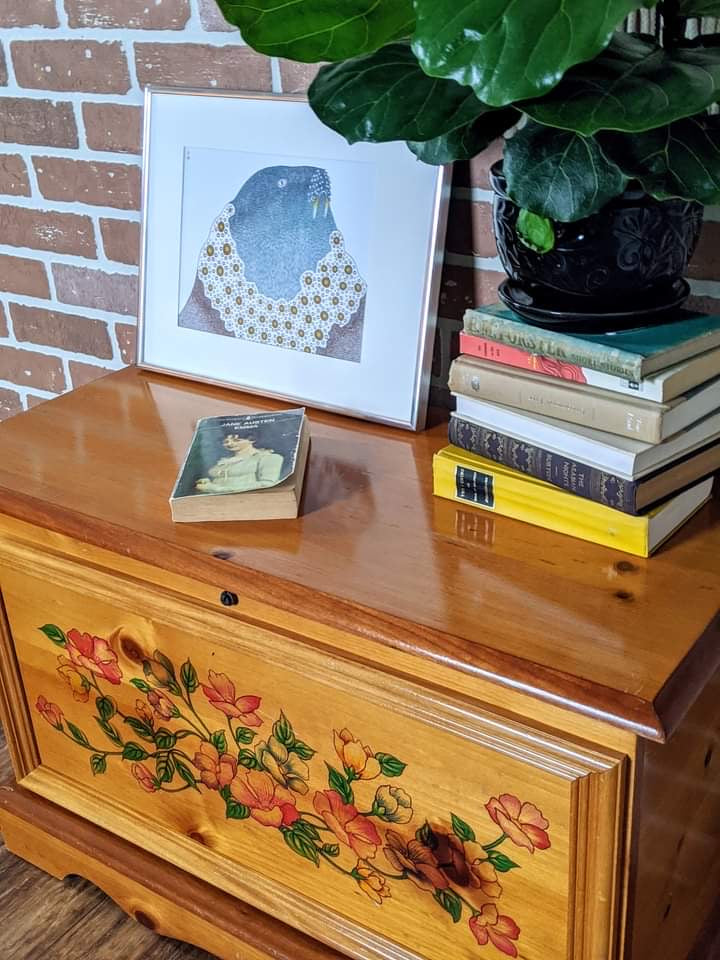 The Cecilia Cedar Blanket Box