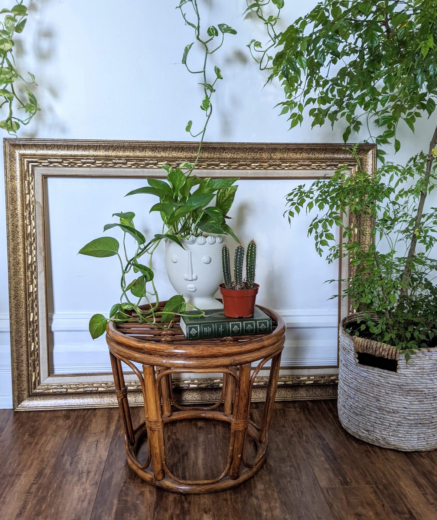 The Ramona Ottoman or Plant Stand