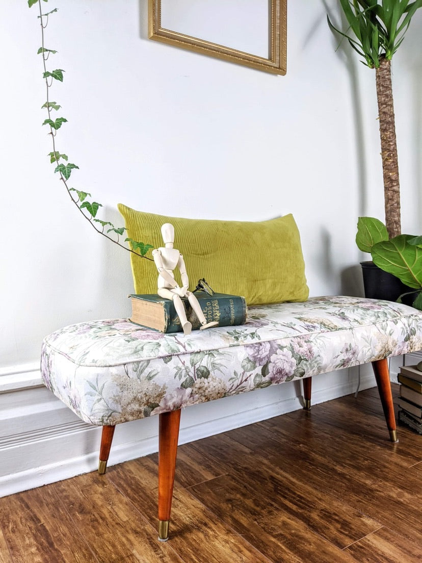The Long Floral Ottoman