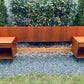 Punch Designs Teak Headboard & Nighstands