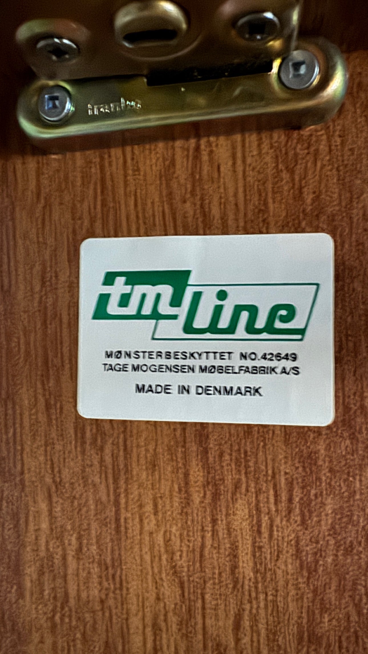 Vintage Danish Teak Wardrobe w/ Sliding Doors — Shelving + Hanging Rail