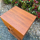 Vintage Teak Bedside Table