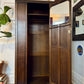 Vintage Arts & Crafts Solid Oak Armoire