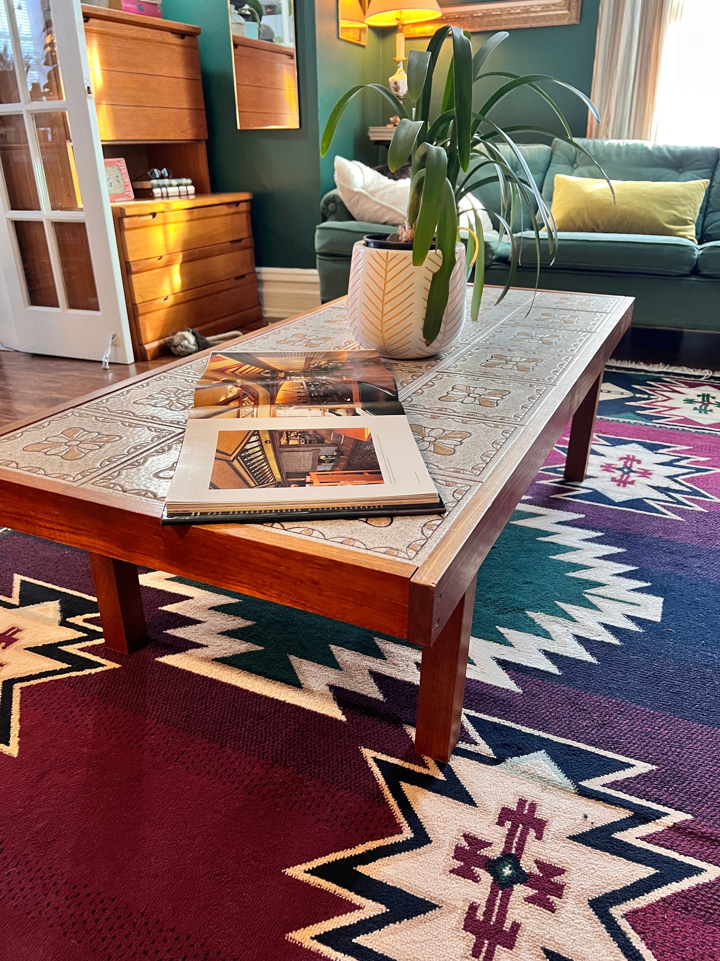 The Tiled Teak Coffee Table