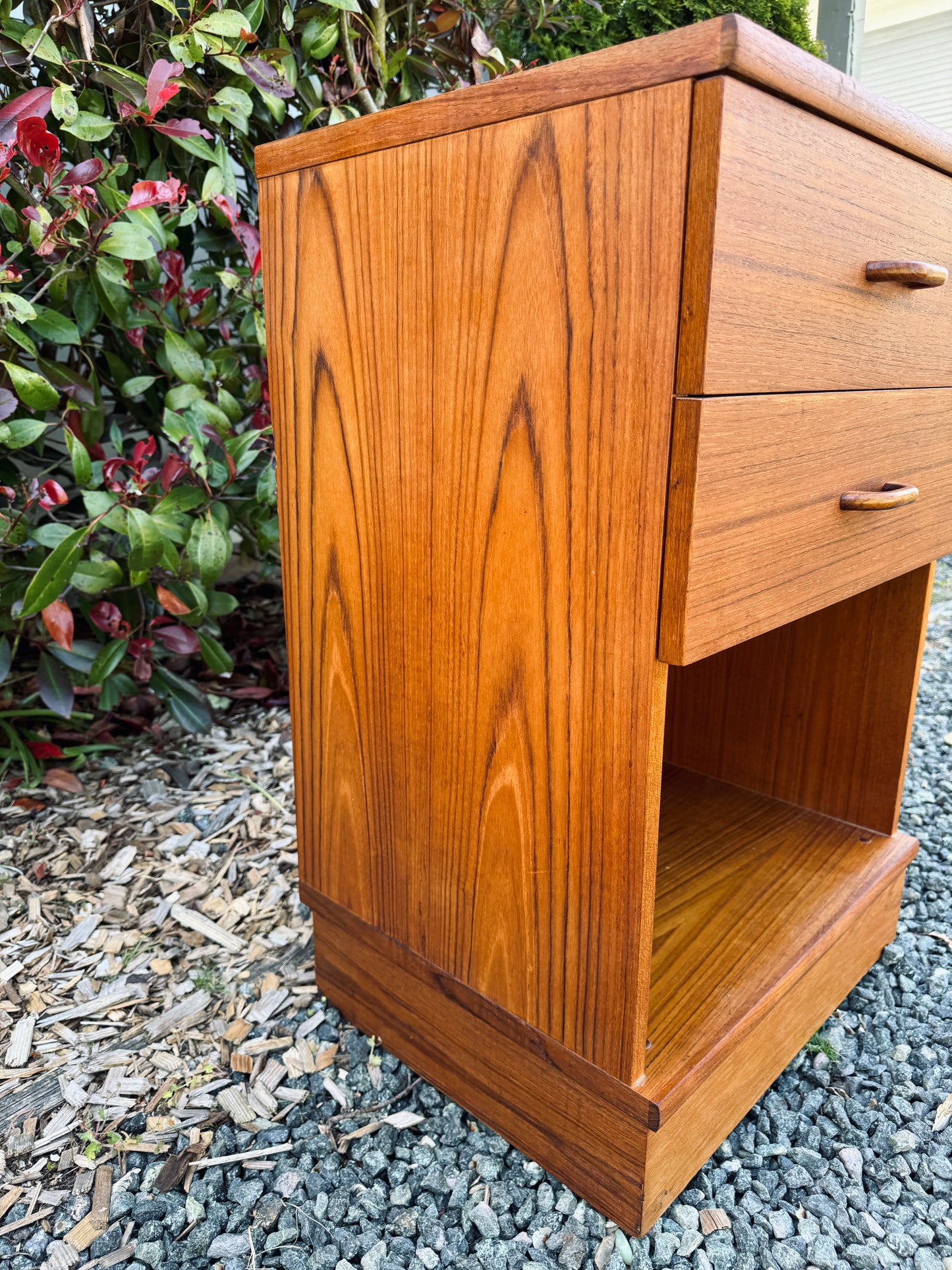 Vintage Teak Bedside Table