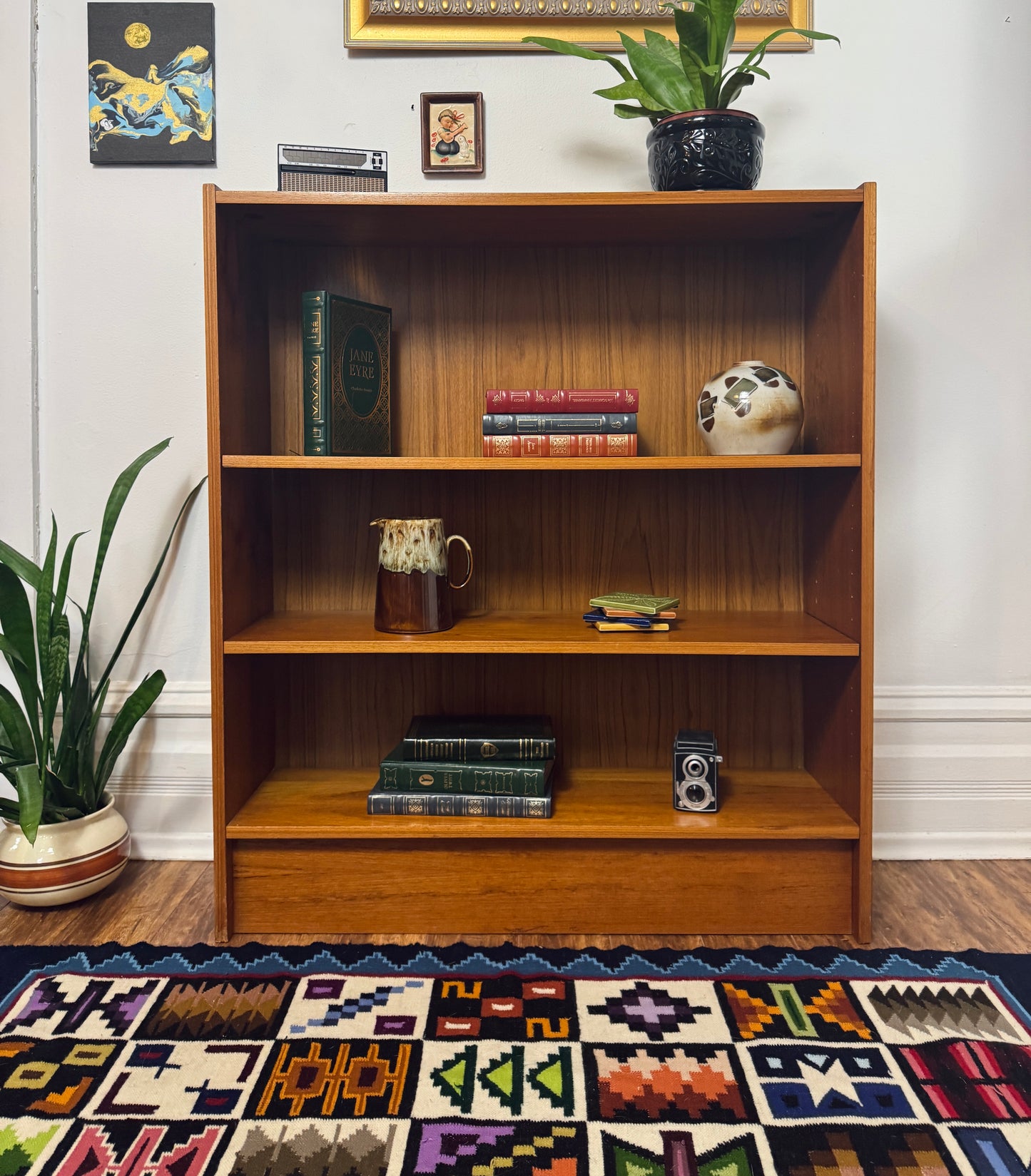 Vintage Teak Bookshelf