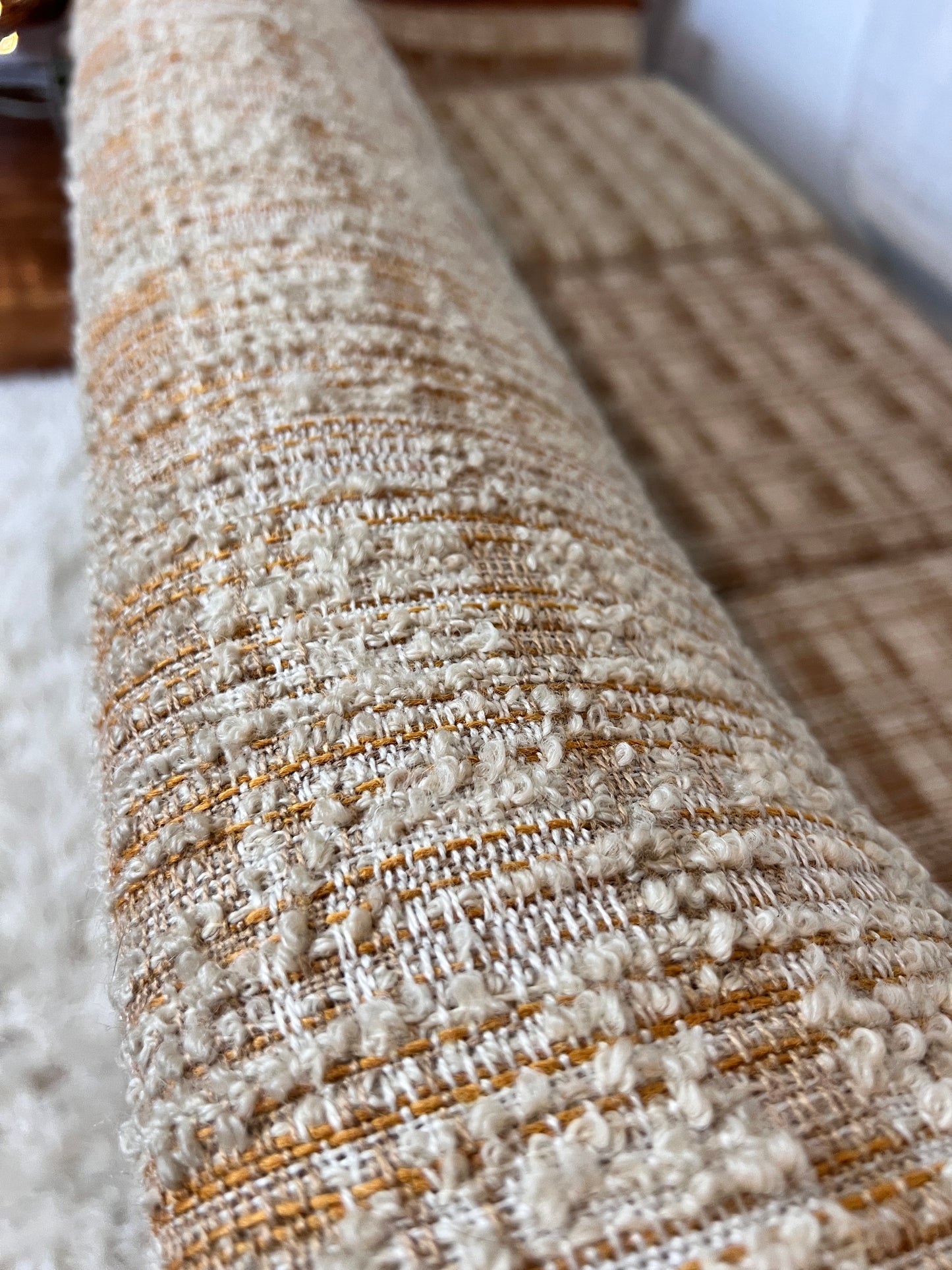 The Calico Teak Sofa