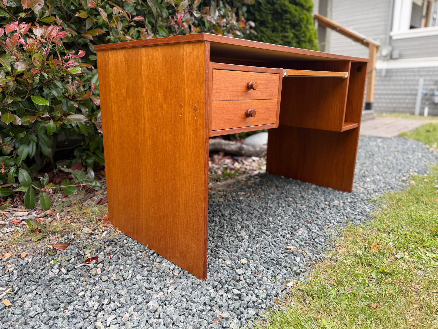 Vintage 70s Teak Office Desk