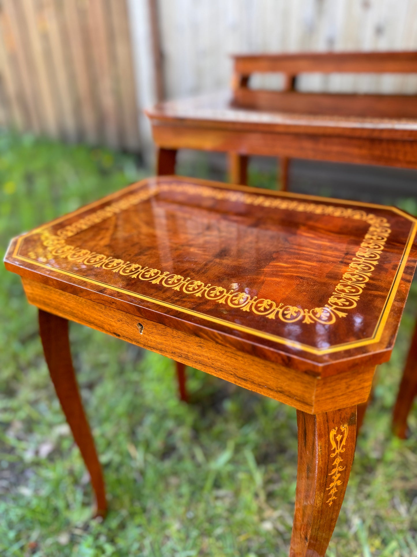 The Attardi Inlaid Nesting Tables