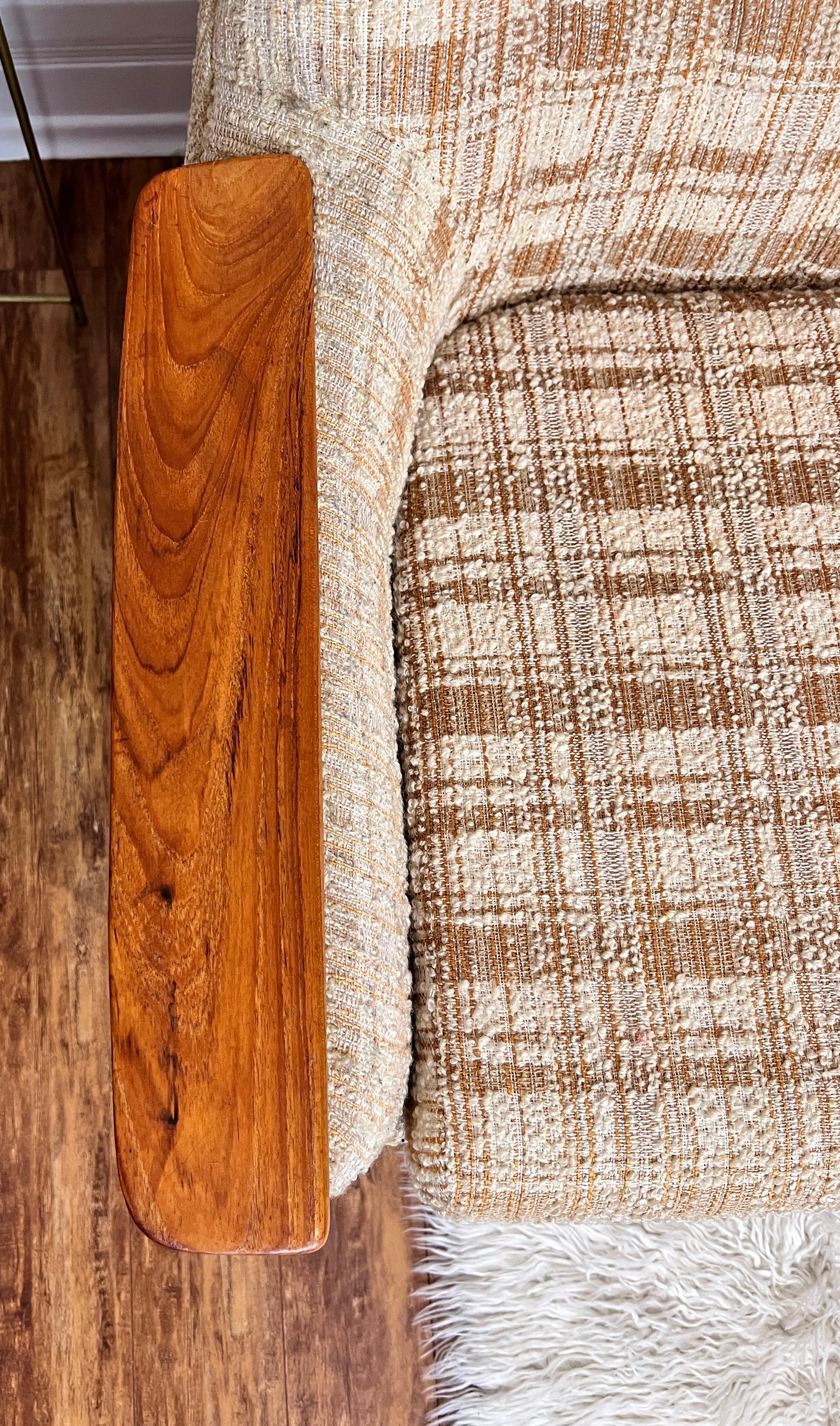 The Calico Teak Sofa