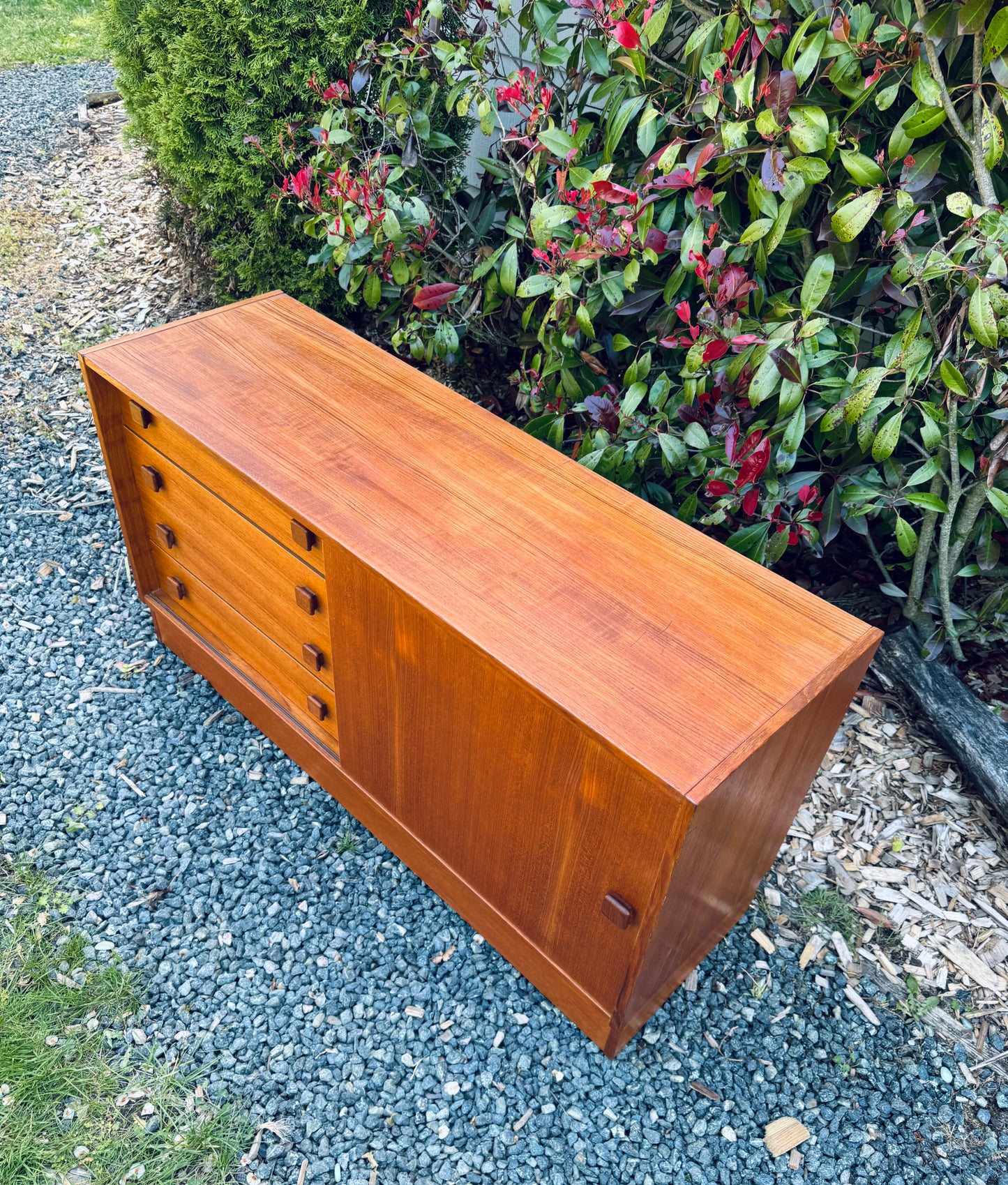 Domino Teak Credenza Dresser