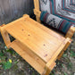 Vintage Solid Pine Southwestern Style 6 Piece Living Room Set