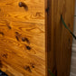 Vintage Solid Pine 3-Drawer Chest / Dresser – Scandinavian Style