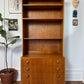 Vintage Teak Bookshelf w/ 4 Drawers