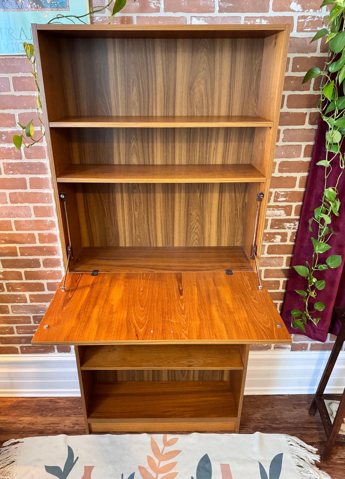 Danish Teak Cabinet & Bookshelf