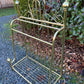 Vintage Brass Shoe Rack