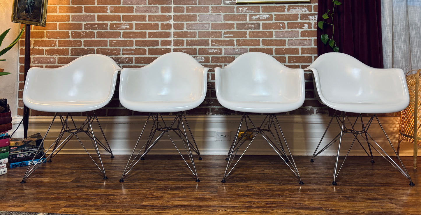 MCM Style Molded Eiffel Chairs