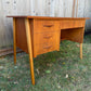 Vintage 4 Drawer Teak Desk