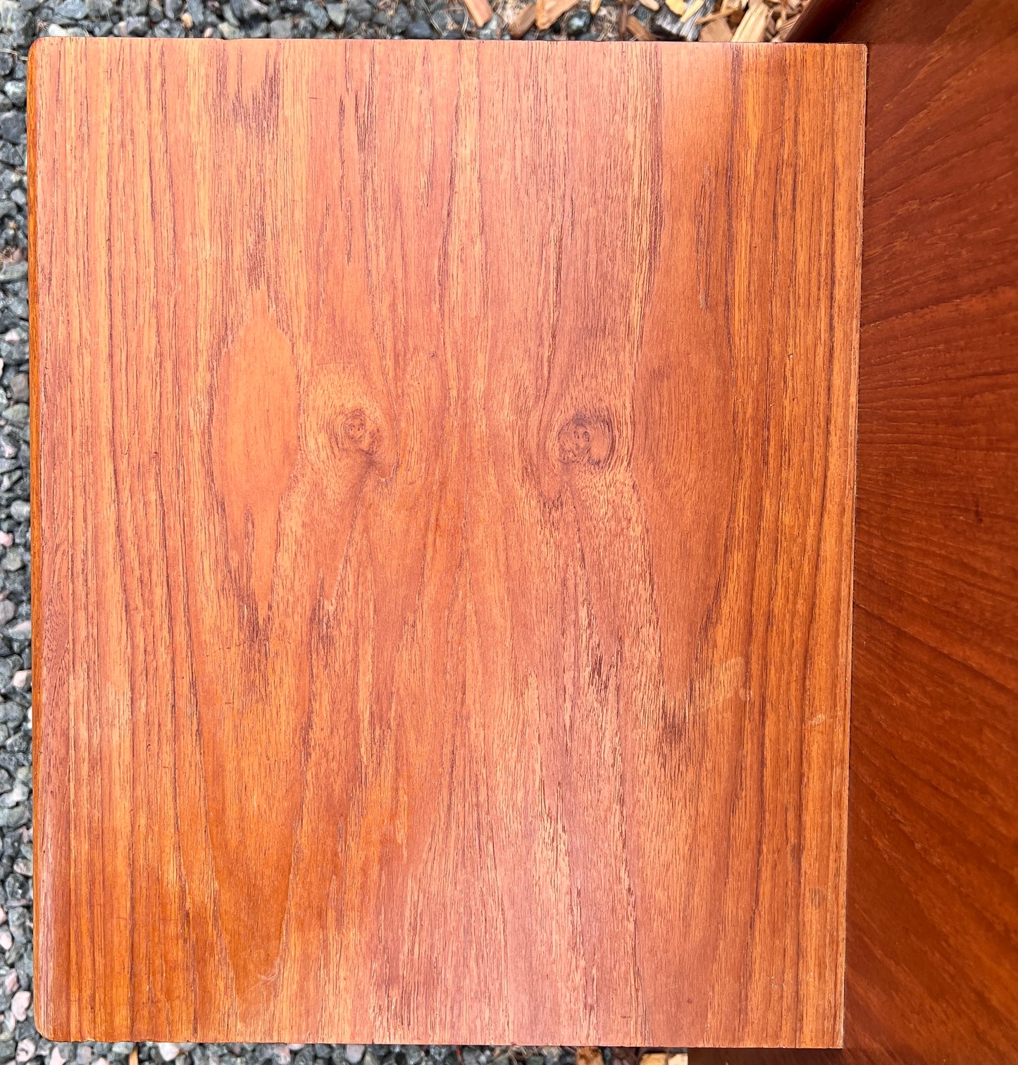 The Hakon Teak Headboard & Nightstands