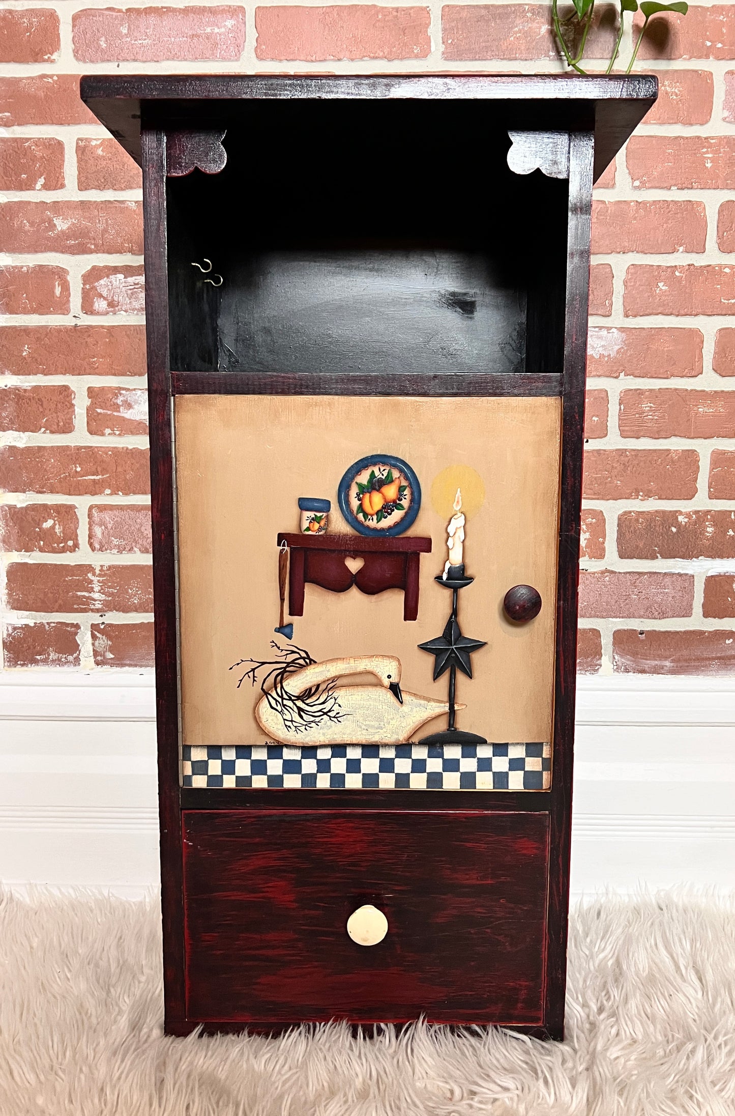 The Preening Goose Cabinet